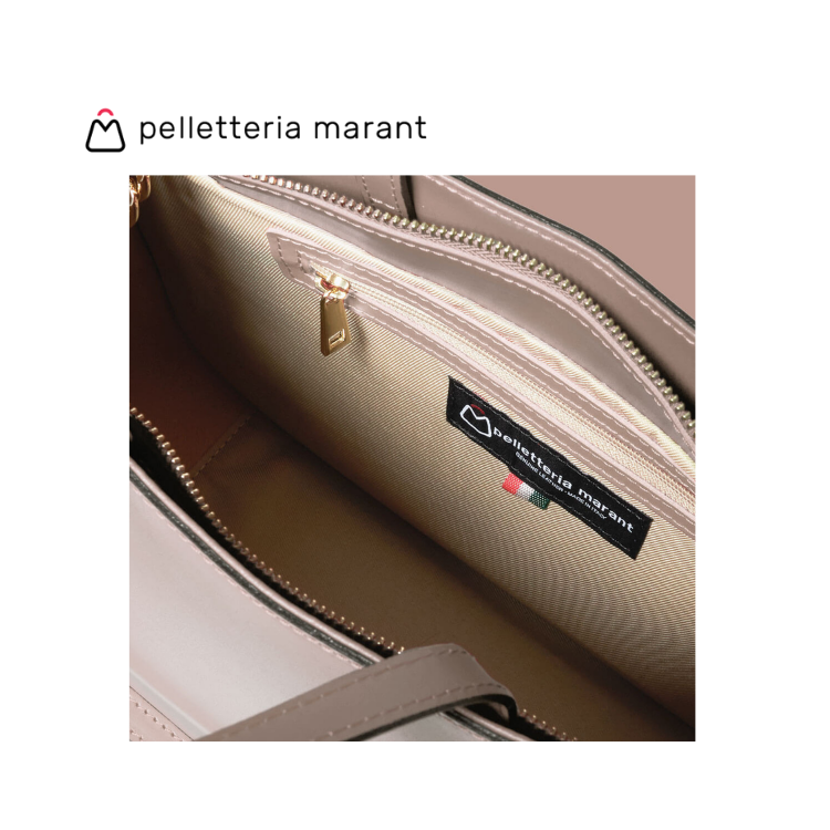 PELLETTERIA MARANT MARTA SMALL Leather Handbag