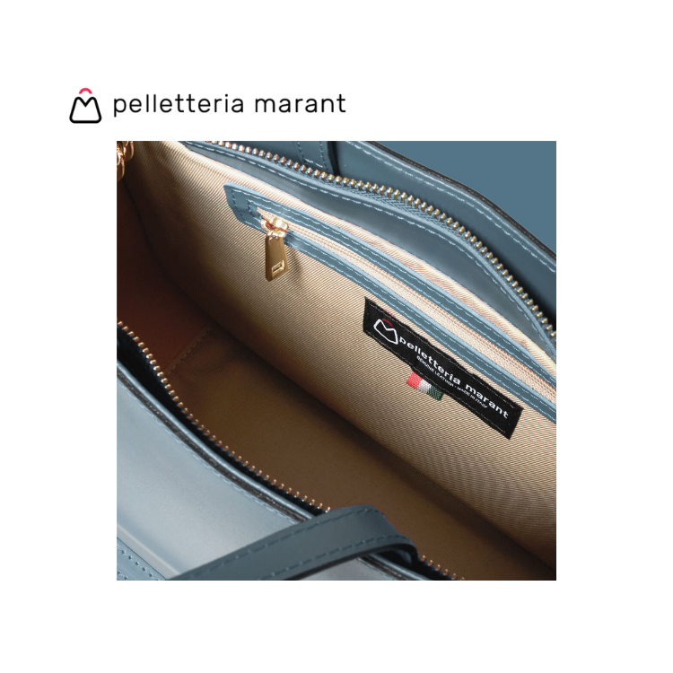 PELLETTERIA MARANT MARTA SMALL Leather Handbag