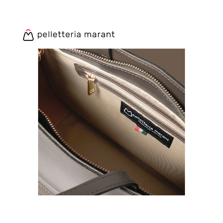 PELLETTERIA MARANT MARTA SMALL Leather Handbag
