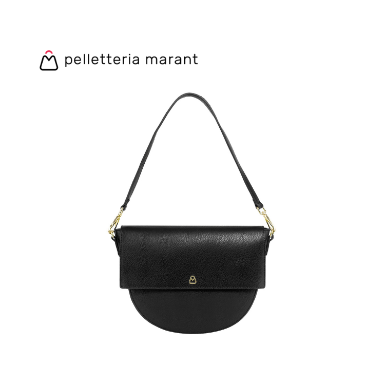 PELLETTERIA MARANT NEW GRETA 23 Half Moon Handbag