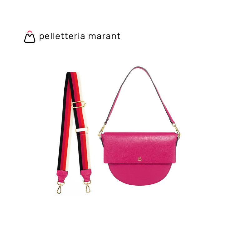 PELLETTERIA MARANT NEW GRETA 23 Half Moon Handbag