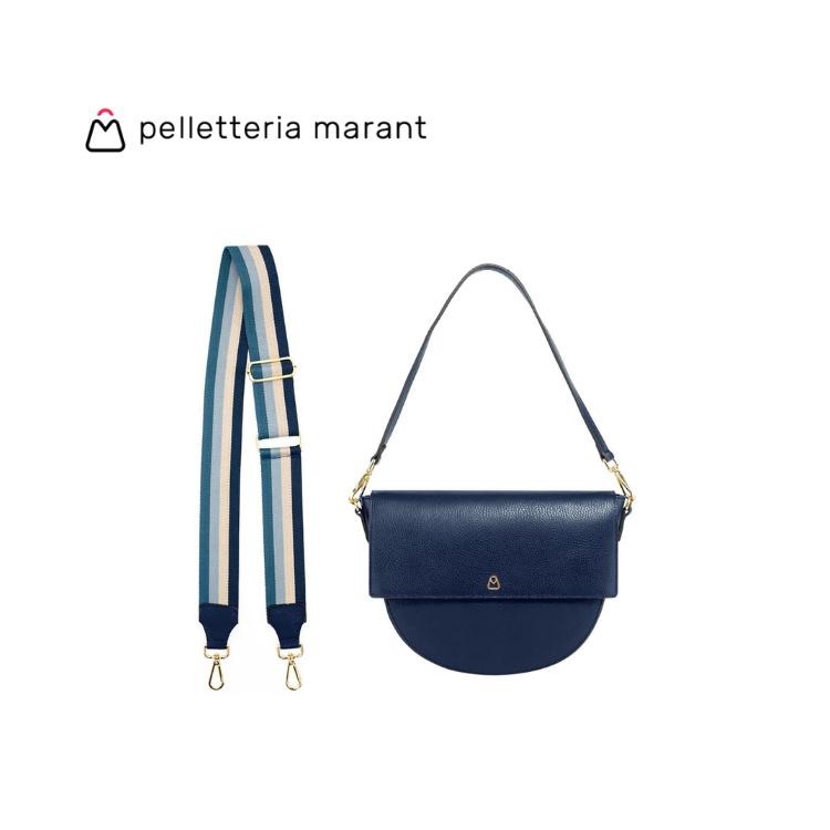 PELLETTERIA MARANT NEW GRETA 23 Half Moon Handbag