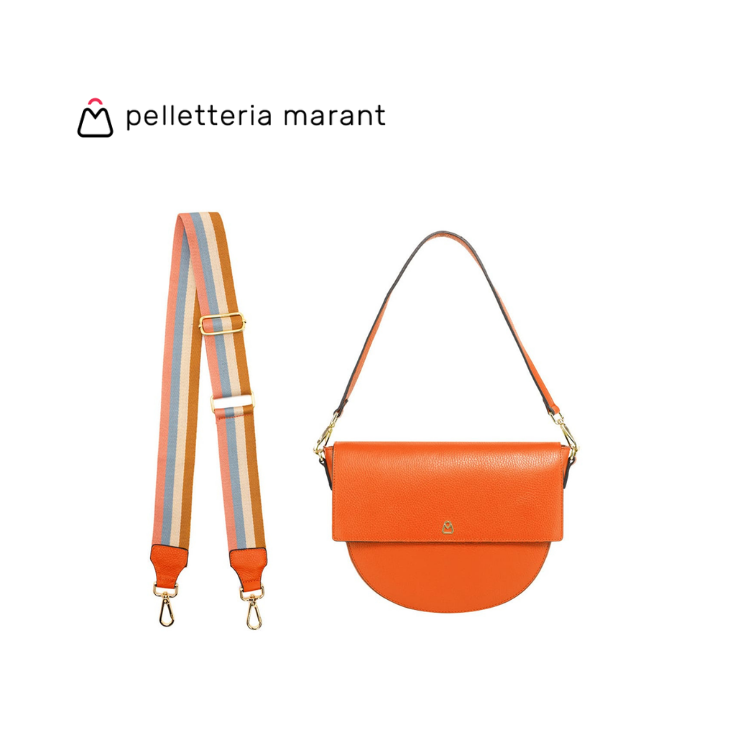 PELLETTERIA MARANT NEW GRETA 23 Half Moon Handbag