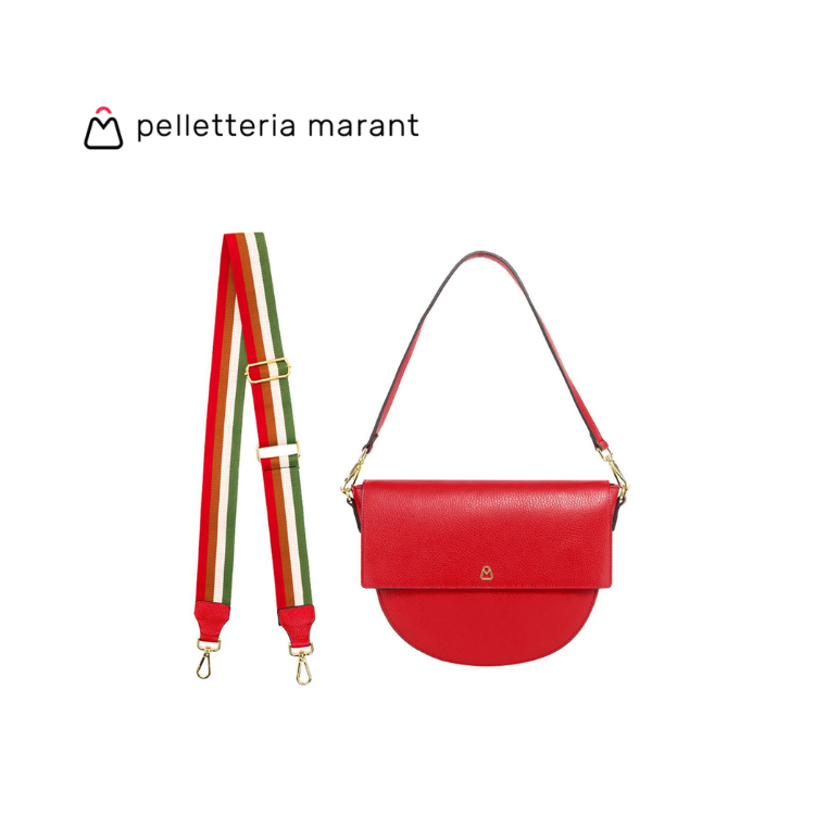 PELLETTERIA MARANT NEW GRETA 23 Half Moon Handbag
