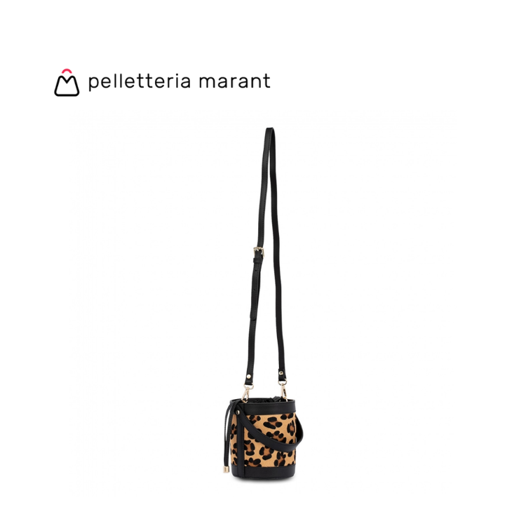 PELLETTERIA MARANT VIENNA Small Cavallino Leather Handbag