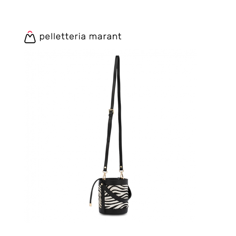 PELLETTERIA MARANT VIENNA Small Cavallino Leather Handbag