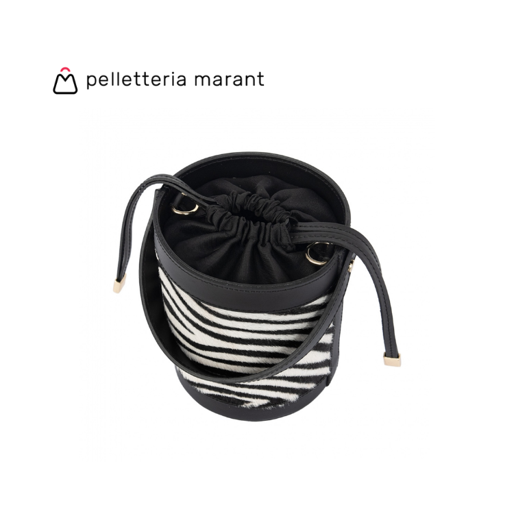 PELLETTERIA MARANT VIENNA Small Cavallino Leather Handbag