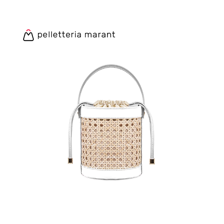 PELLETTERIA MARANT VIENNA Small White Handbag
