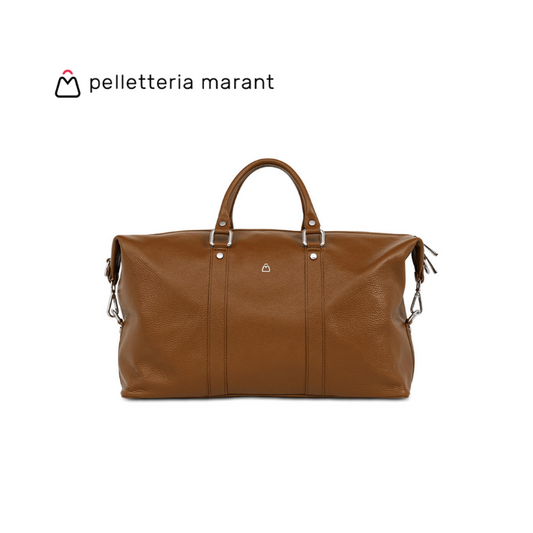 PELLETTERIA MARANT LUCA Leather Travel Duffle Bag