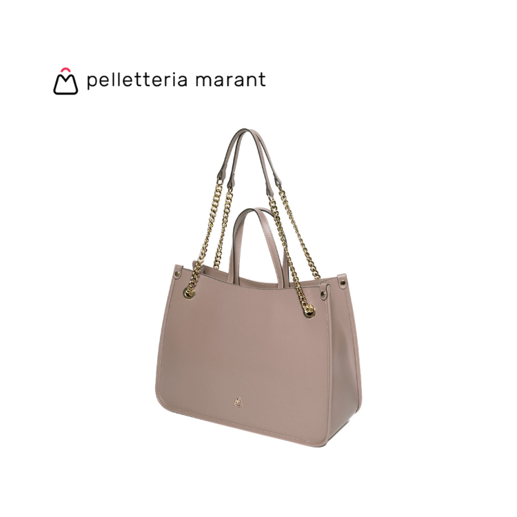 PELLETTERIA MARANT MARTA Leather Tote Handbag