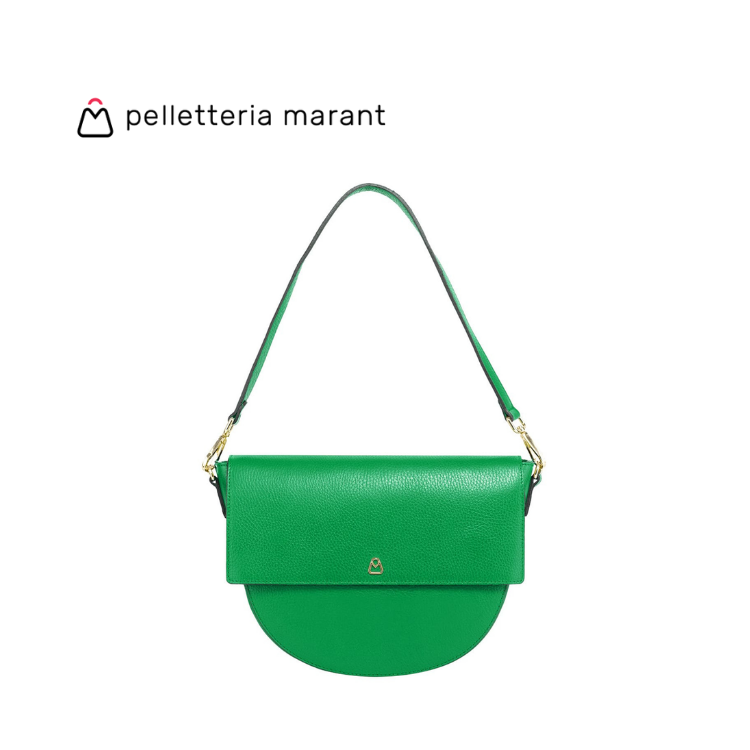 PELLETTERIA MARANT NEW GRETA 23 Half Moon Handbag